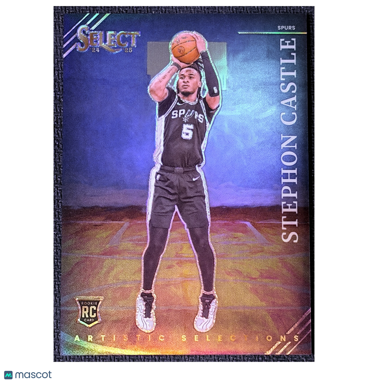 2025 Panini Select Prizm Artistic Selections Stephon Castle #2 RC