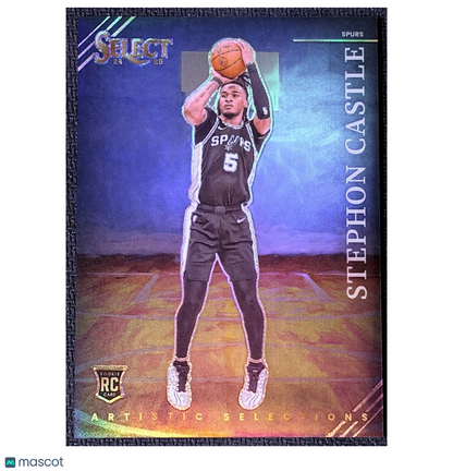 2025 Panini Select Prizm Artistic Selections Stephon Castle #2 RC