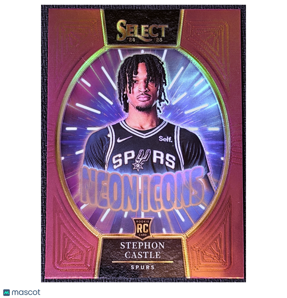 2024 Panini Select Neon Icons Stephon Castle #3 RC