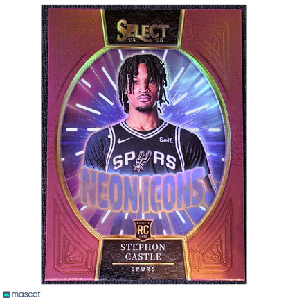 2024 Panini Select Neon Icons Stephon Castle #3 RC