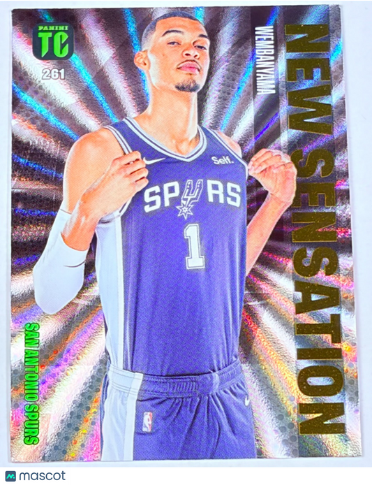 2022 Panini Top Class New Sensation Victor Wembanyama #261 Spurs RC Rookie