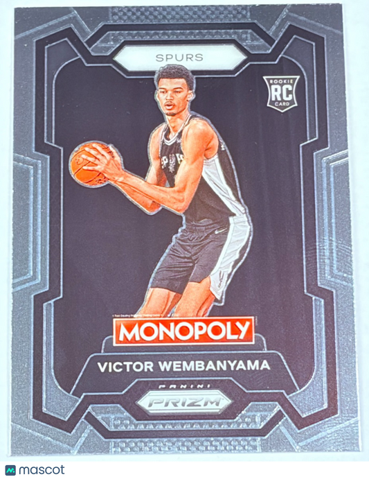 2024 Panini Prizm Monopoly Victor Wembanyama #81 Spurs Rookie RC
