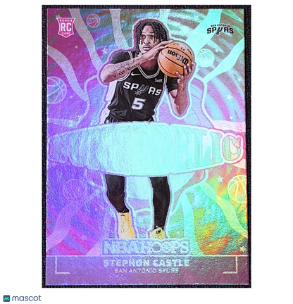 2024 Panini NBA Hoops Psychedelic Stephon Castle #4 RC