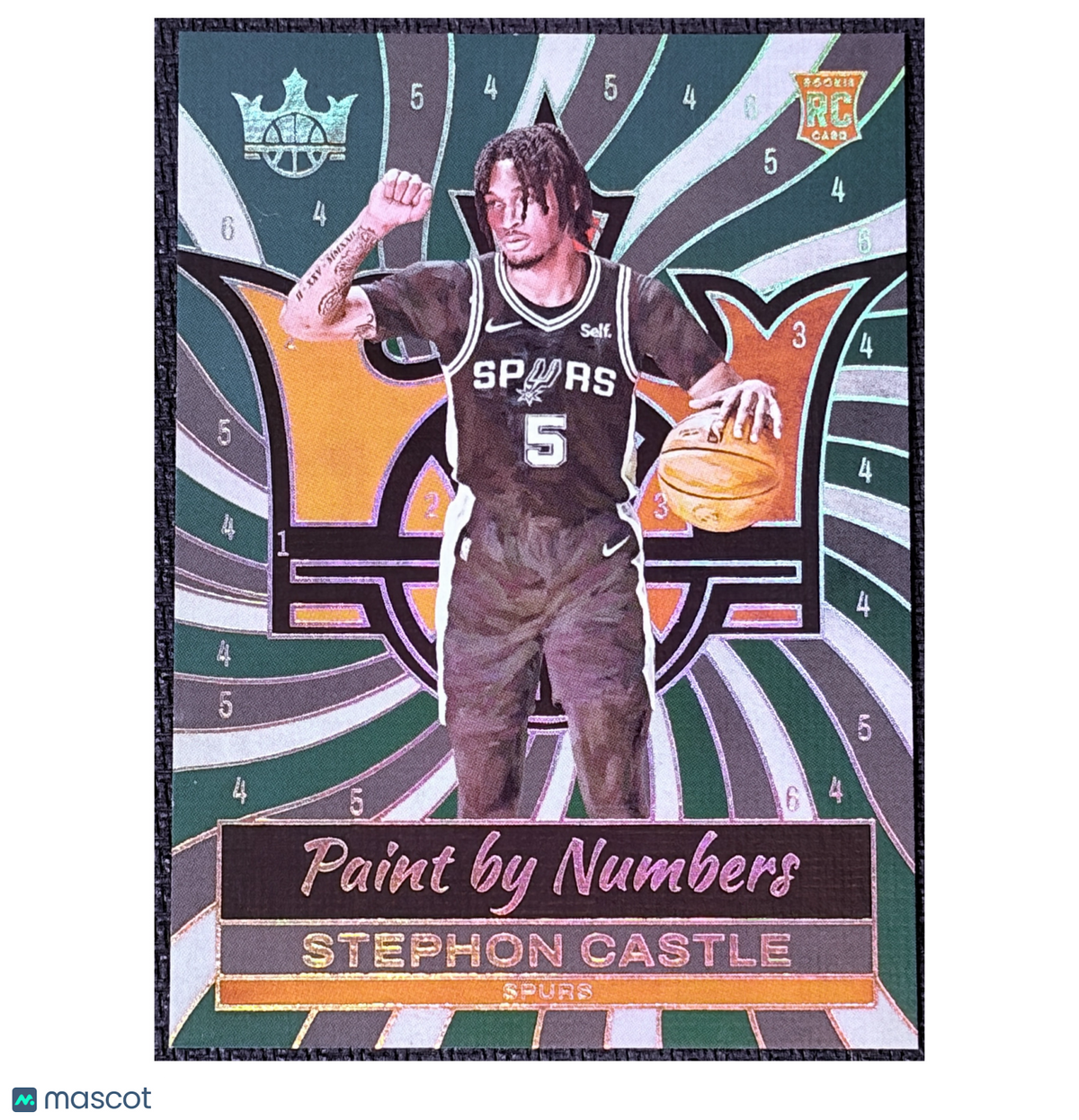 2024 Panini Court Kings Paint by Numbers Stephon Castle #13 RC