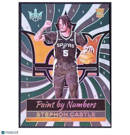 2024 Panini Court Kings Paint by Numbers Stephon Castle #13 RC