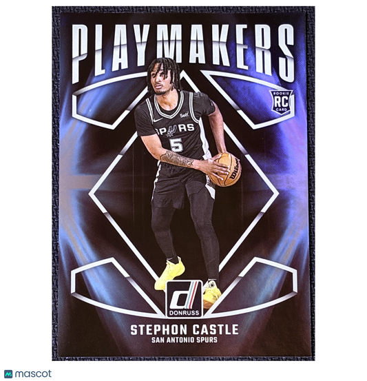 Stephon Castle 2024 Panini Donruss Playmakers rookie card