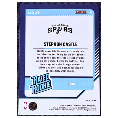 2024 Panini Donruss Optic Stephon Castle #254