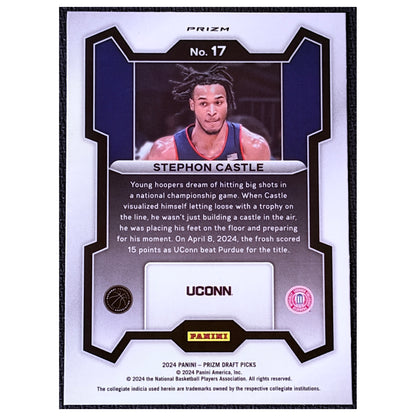 2024 Panini Prizm Draft Picks Stephon Castle #17 RC