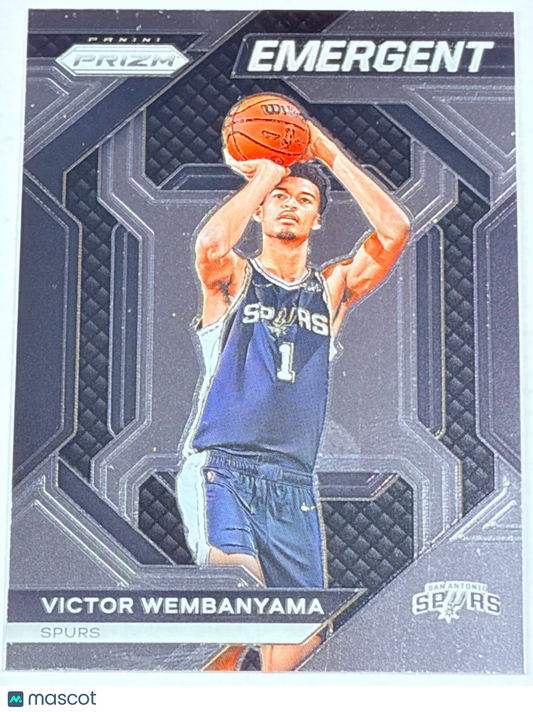 2023 Panini Prizm Emergent Victor Wembanyama #12 Rookie Base Set