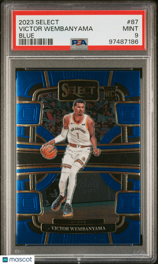 2023 Panini Select Victor Wembanyama #87 Rookie PSA 9