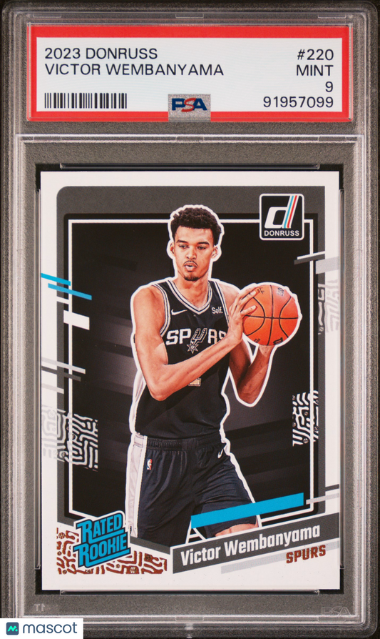 2023 Panini Donruss Victor Wembanyama #220 Base Set RC PSA 9