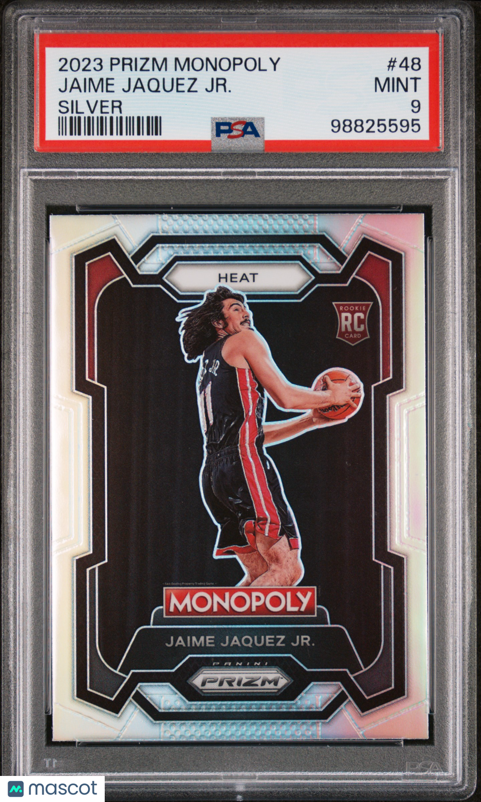 2023 Panini Prizm Monopoly Jaime Jaquez JR. #48 RC PSA 9