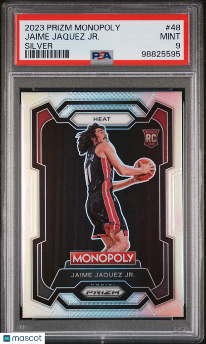 2023 Panini Prizm Monopoly Jaime Jaquez JR. #48 RC PSA 9