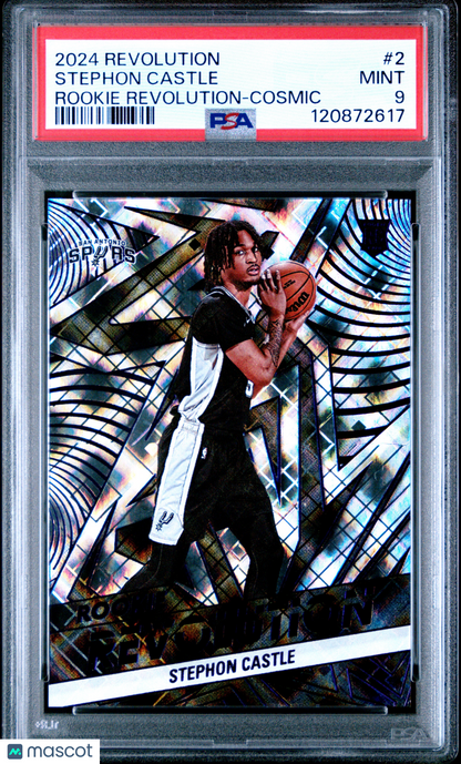 2024 Panini Revolution Rookie Revolution Stephon Castle #2 Rookie PSA 9 32/99
