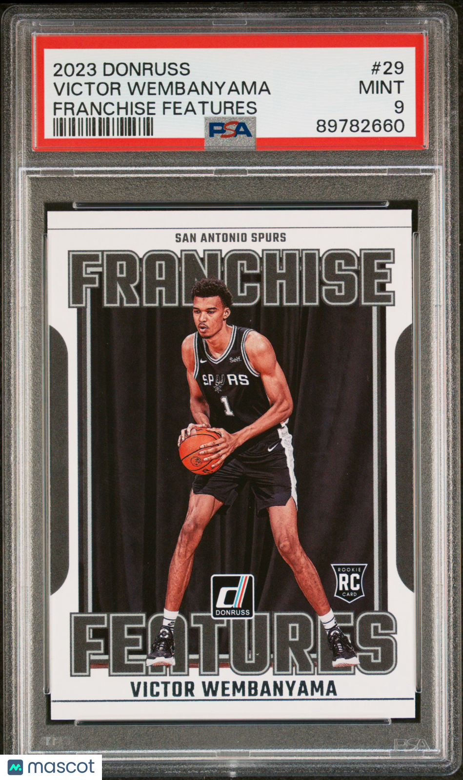 Victor Wembanyama 2023-24 Donruss #29 Franchise Features PSA 9 RC